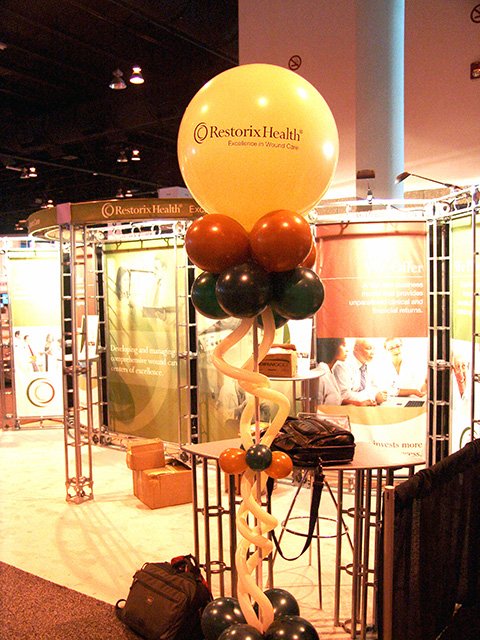custom logo balloons convention promotional